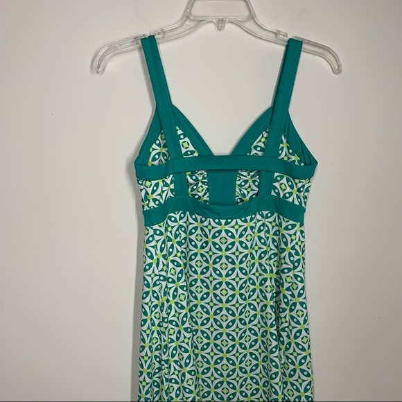 Patagonia Minette Green Floral Dress Sz Small - Picture 7 of 7